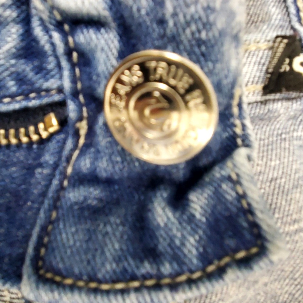 True Religion ROCCO FLAP Relaxed SKINNY JEANS 107327 Light Mixer 36x31 - Picture 15 of 16